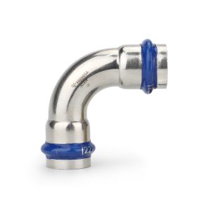 Угольник Varmega Inox Press 90 двухраструбный