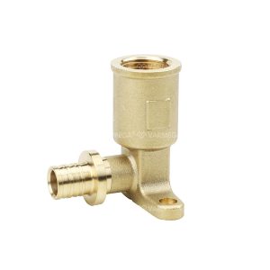 Угольник настенный Varmega Slide-fit с внутренней резьбой и настенным креплением